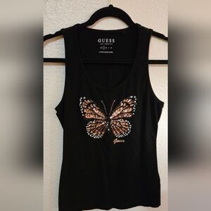 Guess Tank Top Butterfly